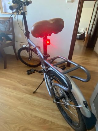 Bicicleta Plegable Urban Life con Cesta