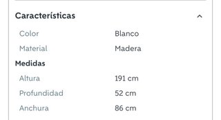 Armario blanco Ikea con marcas de uso