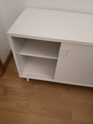 Mueble TV IKEA Hemnes Madera Blanco + REGALO Banco
