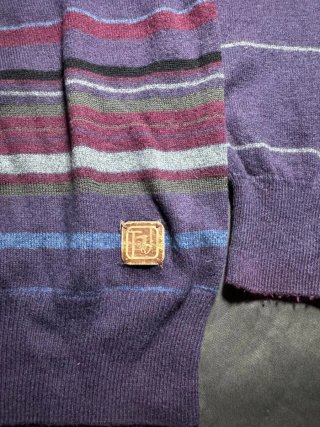 Jersey Trussardi Jeans Rayas Morado