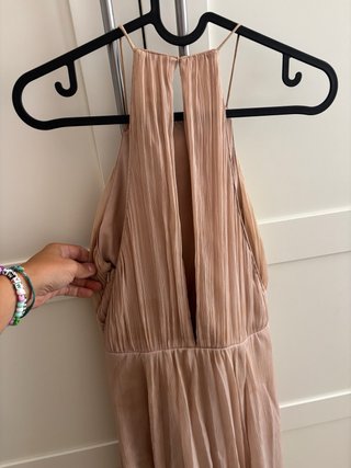 Vestido ASOS largo rosa boda