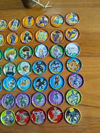 Porta Tazos + Tazos Coleção Yu-Gi-Oh!