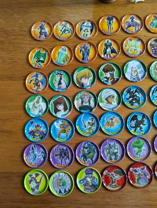 Porta Tazos + Tazos Coleção Yu-Gi-Oh!