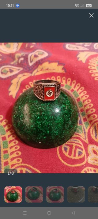 Anillo Tercer Reich NSDA 1933