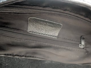Bolso vintage piel auténtica negro