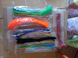 Lote de limpiapipas para manualidades
