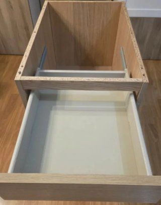 Cajonera de madera para escritorio