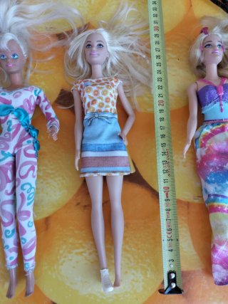 3 Muñecas (1 Barbie) ~28cm