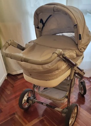 Cochecito Bebecar Trío Beige