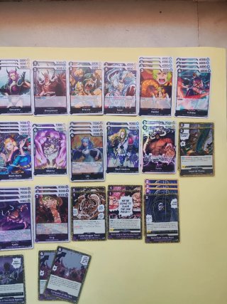 One Piece TCG Deck King Negro Morado