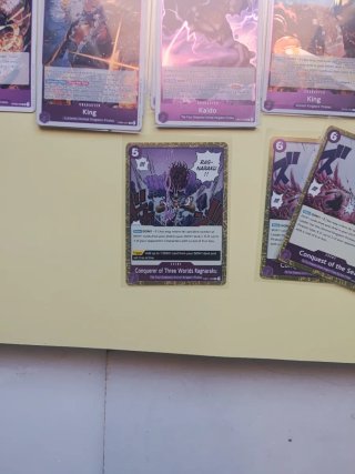 One Piece TCG Deck King Negro Morado