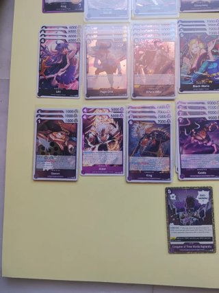 One Piece TCG Deck King Negro Morado