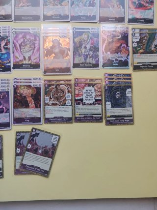 One Piece TCG Deck King Negro Morado