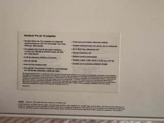 Apple MacBook Pro 13 Ordenador