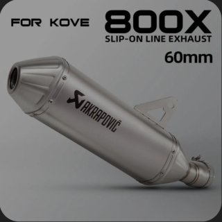 Escape Akrapovič Kove 800X