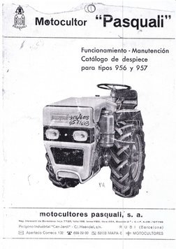 Manual Pasquali 956/957