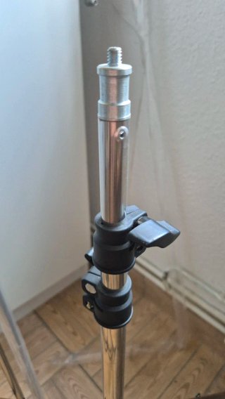 4 Trípodes Iluminación Acero + 2 Alargadores