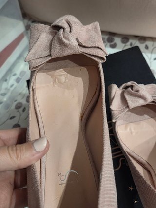 Zapatos de fiesta rosa nude