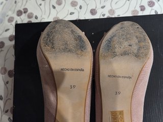 Zapatos de fiesta rosa nude