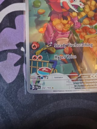 Carta Pokémon Crocalor 202/191