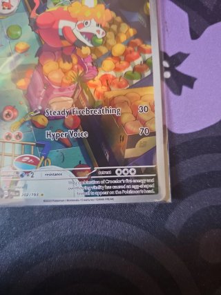 Carta Pokémon Crocalor 202/191