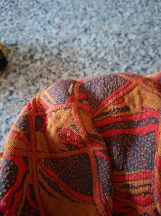 Capotto vintage fantasia geometrica