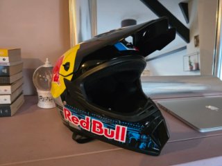 Casco Motocross Red Bull + Gafas Nuevo