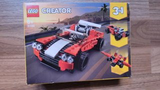 LEGO Creator 3 en 1 Coche Rojo 31100