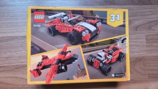 LEGO Creator 3 en 1 Coche Rojo 31100