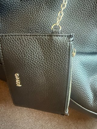 Borsa shopper Gaudi nera con portamonete