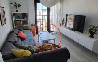 Mesa de centro IKEA blanca