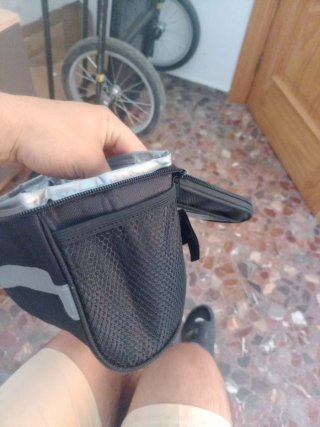 Mochila delantera bici