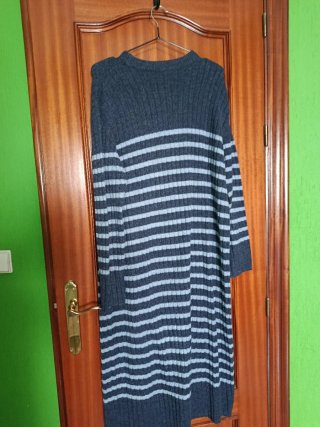 Vestido de Lefties rayas azul y celeste.
