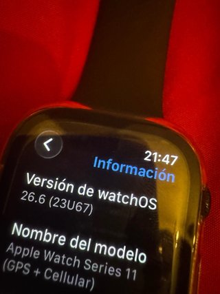 Apple Watch Series 11 negro cel mas gps