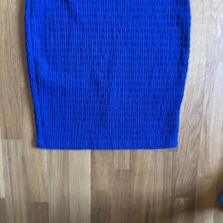 Vestido azul halter