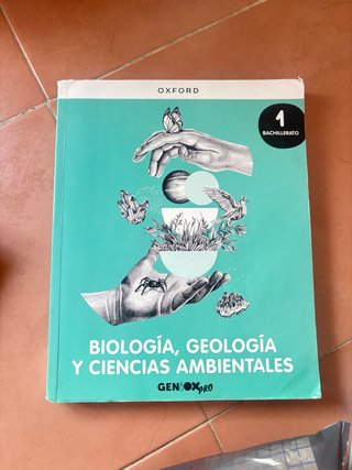 Libro Primero de bachillerato Biología y Geología
