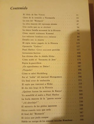 Libro historias secretas de la última guerra