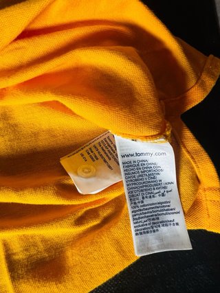 Polo Tommy Jeans Amarillo Talla M