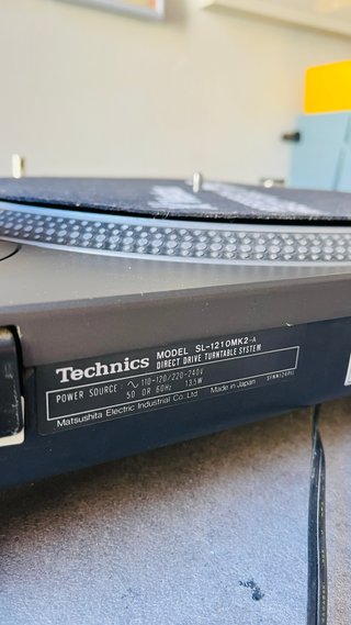 Tocadiscos Technics SL-1210 MK2-A Negro
