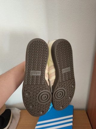 Adidas Samba Mujer Talla 39 Beige/Marrón