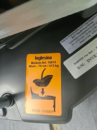 Seggiolino auto Inglesina Gruppo 0
