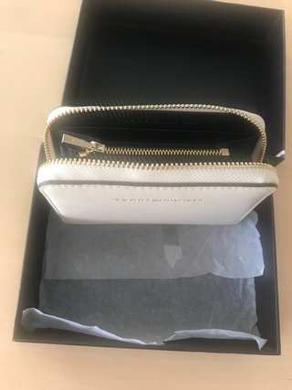 Cartera Tarjetero Tommy Hilfiger Blanca