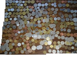 COLECCION DE 500 MONEDAS MUNDIALES DIFERENTES.