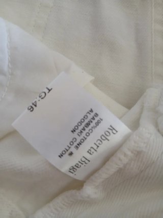 Shorts Roberta Biagi bianchi strappati