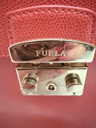 Bolso Furla Metropolis Grande en rojo anaranjado