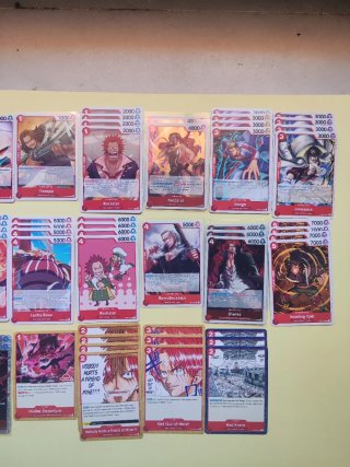 One Piece TCG Deck Shanks Rojo