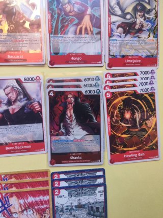 One Piece TCG Deck Shanks Rojo