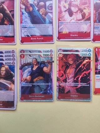 One Piece TCG Deck Shanks Rojo