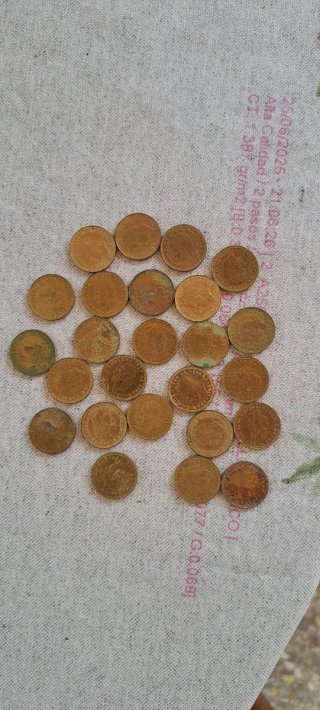 Lote 25 monedas 1 peseta España 1982