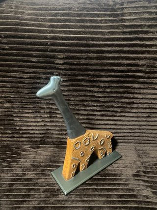Figura Jirafa Decorativa Metal